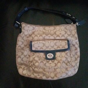 Coach tan purse